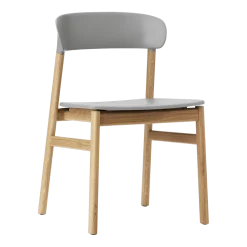 Chaise en chêne et polypropylène gris Herit Grey - Normann Copenhagen
