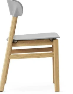 Chaise en chêne et polypropylène gris Herit Grey - Normann Copenhagen