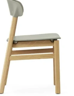 Chaise en chêne et polypropylène vert Herit Dusty vert - Normann Copenhagen