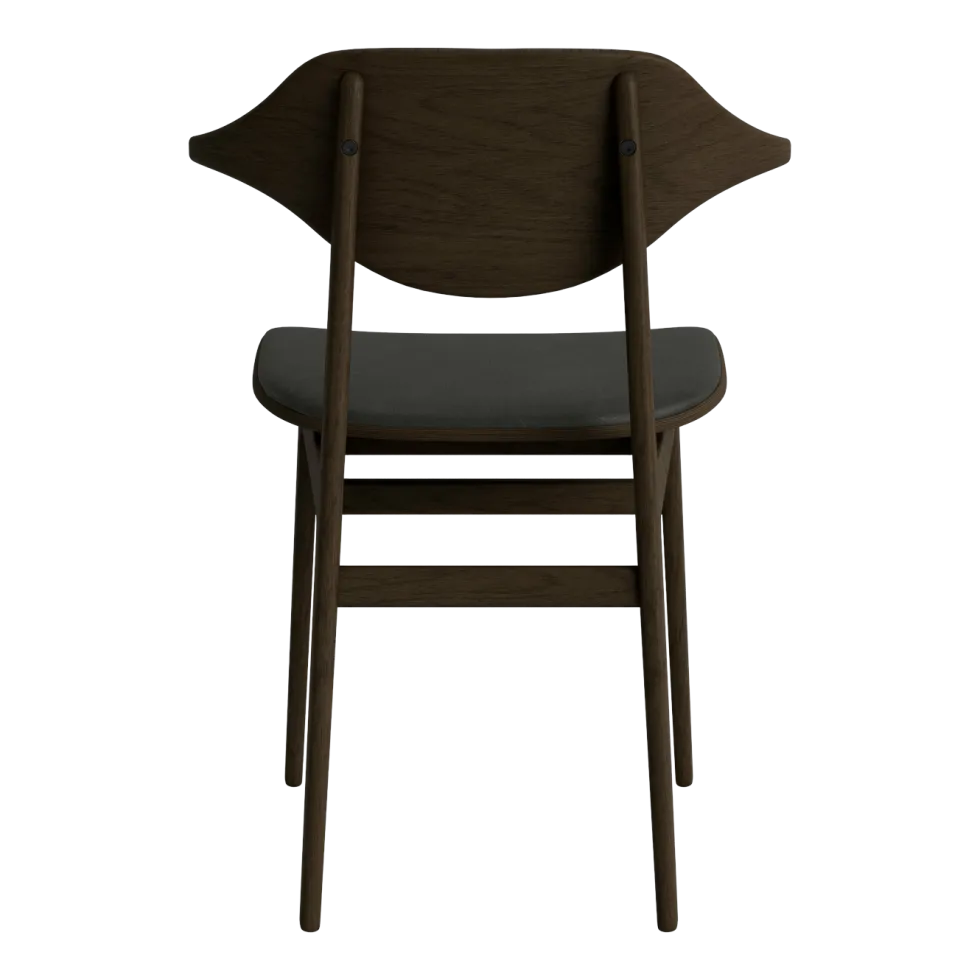 Chaise en chêne fumé avec rembourrage anthracite Buffalo - NORR11