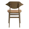 Chaise en chêne fumé clair avec rembourrage camel Buffalo - NORR11