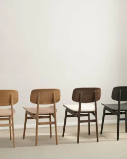Chaise en chêne fumé clair NY11 - NORR11