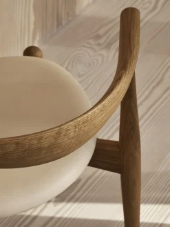Chaise en chêne huilé et assise en cuir thor 300 72,5cm CH20 - Carl Hansen & Søn