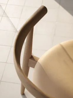 Chaise en chêne huilé et assise en cuir thor 300 72,5cm CH20 - Carl Hansen & Søn