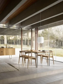 Chaise en chêne huilé et assise en cuir thor 300 72,5cm CH20 - Carl Hansen & Søn