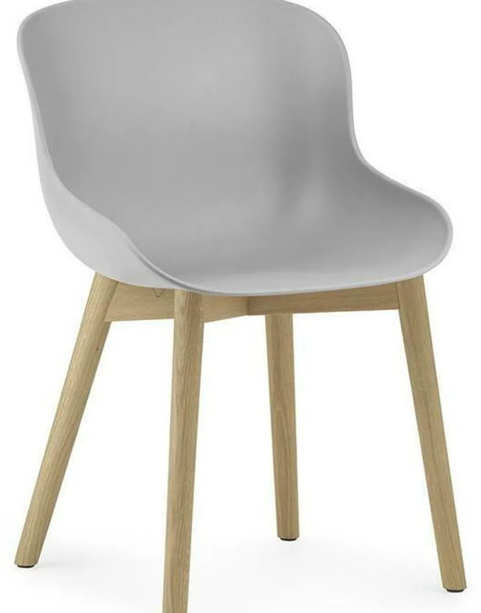 Chaise en chêne laqué et pp gris Hyg - Normann Copenhagen