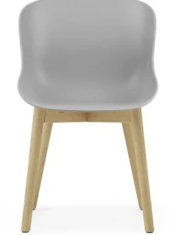 Chaise en chêne laqué et pp gris Hyg - Normann Copenhagen
