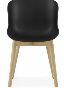 Chaise en chêne laqué et pp noir Hyg - Normann Copenhagen