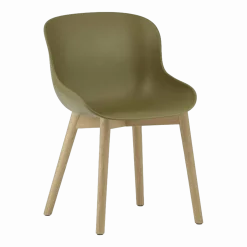Chaise en chêne laqué et pp olive Hyg - Normann Copenhagen