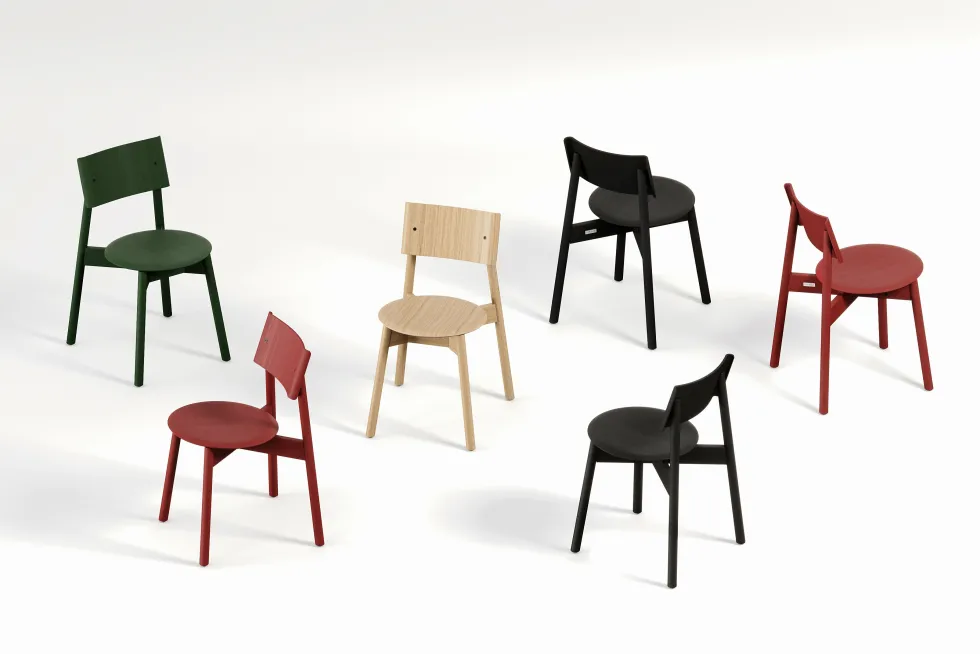 Chaise en chêne naturel éco-certifié SSD - TIPTOE