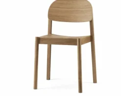 Chaise en chêne naturel huilé et dossier oval Citizen - Emko