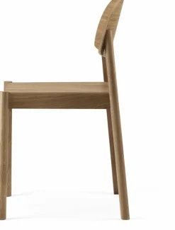 Chaise en chêne naturel huilé et dossier oval Citizen - Emko