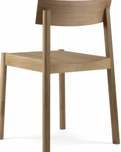 Chaise en chêne naturel huilé et dossier rectangulaire Citizen - Emko