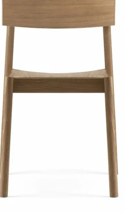 Chaise en chêne naturel huilé et dossier rectangulaire Citizen - Emko