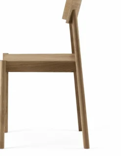 Chaise en chêne naturel huilé et dossier rectangulaire Citizen - Emko