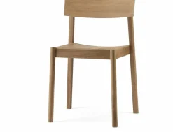 Chaise en chêne naturel huilé et dossier rectangulaire Citizen - Emko
