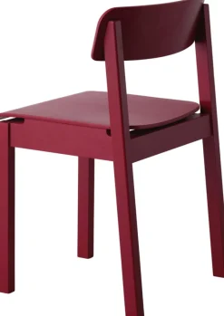 Chaise en chêne rouge 75x41x45cm Everyday - Moebe