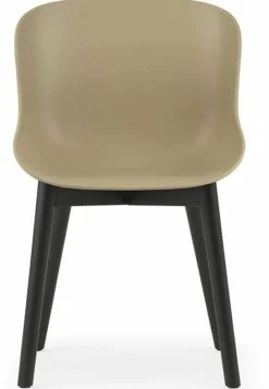 Chaise en chêne vernis noir et pp sable Hyg - Normann Copenhagen