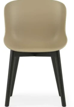Chaise en chêne vernis noir et pp sable Hyg - Normann Copenhagen
