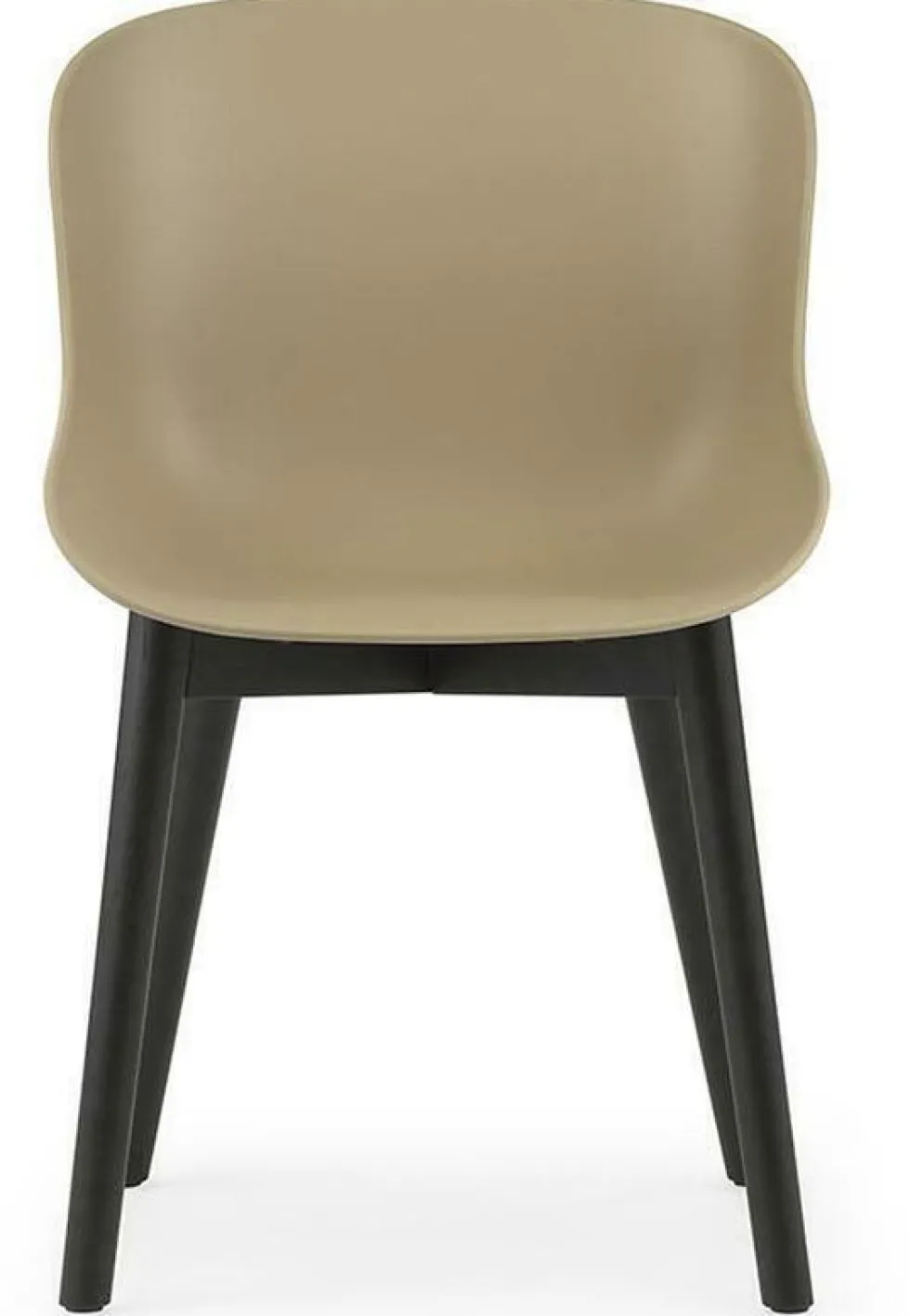 Chaise en chêne vernis noir et pp sable Hyg - Normann Copenhagen