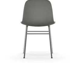 Chaise en chrome et pp gris Form - Normann Copenhagen