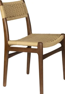 Chaise en corde et bois de hêtre Cecile - Dutchbone