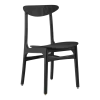 Chaise en frêne noir 52 x 45 Timber - 366 Concept