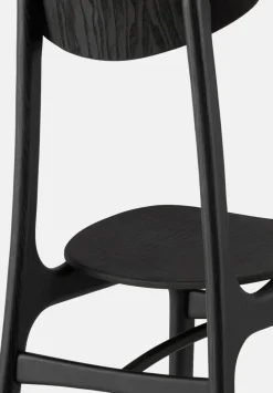Chaise en frêne noir 52 x 45 Timber - 366 Concept