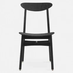 Chaise en frêne noir 52 x 45 Timber - 366 Concept