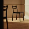 Chaise en frêne noir 45,6x49x79cm Boda - Ferm living