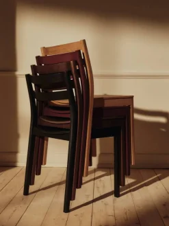 Chaise en frêne noir 45,6x49x79cm Boda - Ferm living