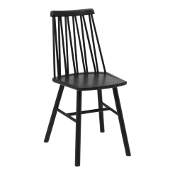 Chaise en frêne noir ZigZag - Hans K