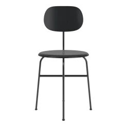 Chaise en frêne teinté noir 80cm Afteroon - Audo