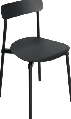 Chaise en métal noir Fromme - Petite Friture