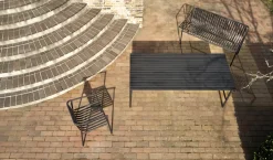 Chaise en métal noir 53x59xh82cm Villa - Hübsch