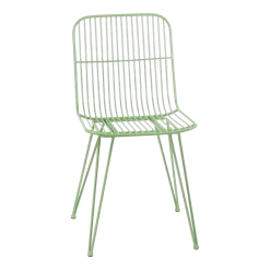 Chaise en métal vert Ombra - Pomax