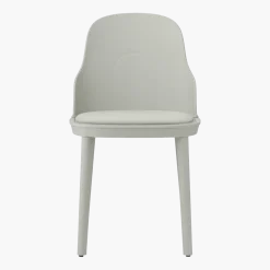 Chaise en polypropylène à l'assise en tissu MLF gris chaud Allez Warm Grey - Normann Copenhagen