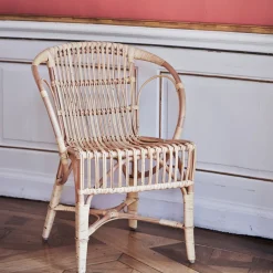 Chaise en rotin clair Wengler - Sika Design