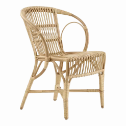 Chaise en rotin clair Wengler - Sika Design