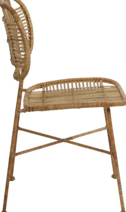 Chaise en rotin naturel 51,5x43,5x83cm Geneva - Pomax