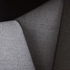 Chaise en tissu gris clair Kimono - Bolia