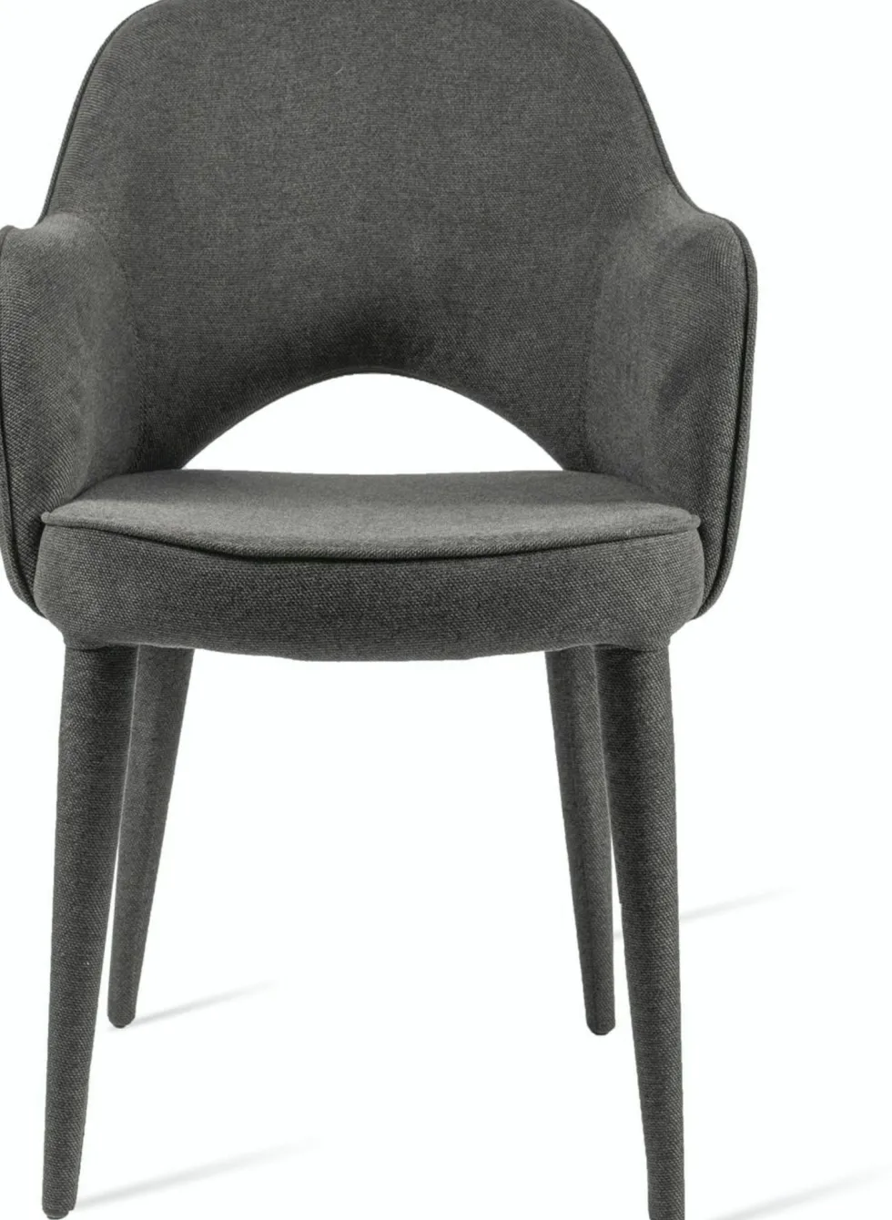 Chaise en tissu gris Cosy - Pols Potten