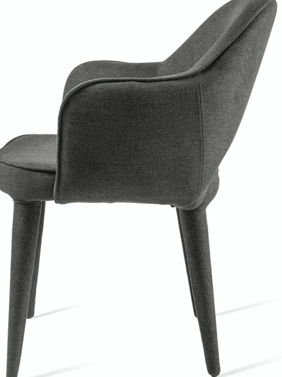 Chaise en tissu gris Cosy - Pols Potten