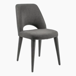 Chaise en tissu gris Holy - Pols Potten