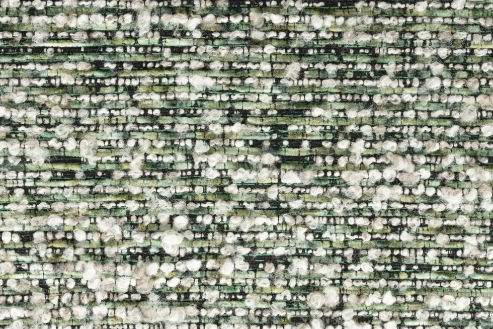 Chaise en tissu vert et métal Arven - The Cool Republic