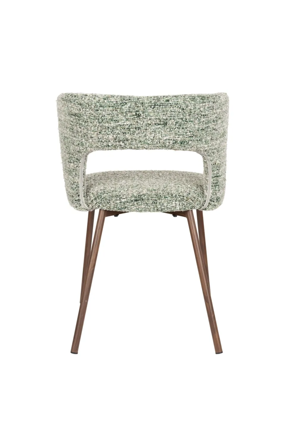 Chaise en tissu vert et métal Arven - The Cool Republic
