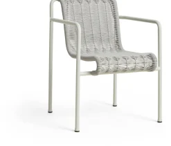 Chaise extérieure en cordons et acier gris 63x66x80cm Cord - Hay