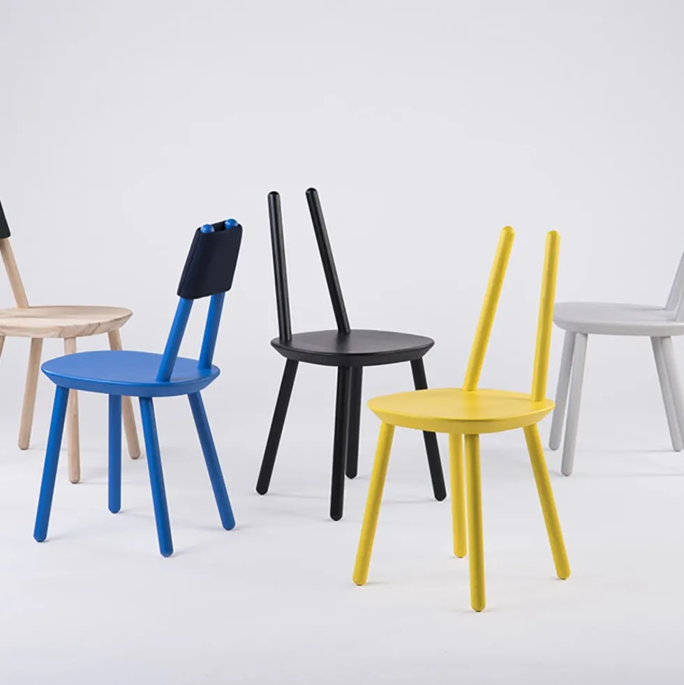 Chaise grise Naïve - Emko