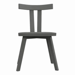Chaise laquée gris Gray 23 - Gervasoni