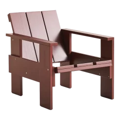 Chaise longue d'extérieur en pin Iron red Crate - Hay